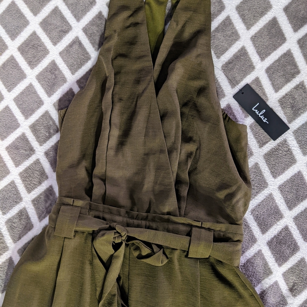Olive Green Jumpsuit